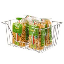 SANNO Farmhouse Decor Metal Wire Storage Fridge Freezer Organizer Basket
