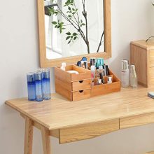 Bamboo Makeup Organizer for Vanity | Eco-Friendly Storage Solution
