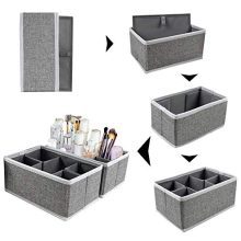 Cosmetic Makeup Storage Organizer Box Bins for Makeup Brushes