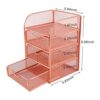 PAG Rose Gold Desk Organizer Stick Note Holder