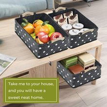 Small Storage Bins Baskets for Organizing Books Magazines Makeups