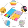 Sticky Notes Set, Hommie Colored Divider Self-Stick Notes