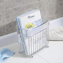 iDesign Rain Metal Free-Standing Magazine Holder