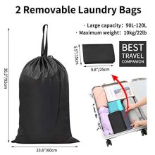 Chrislley 74L Large Laundry Hamper with Removable Bag