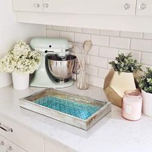 Holder for Guest Hand Towel Mosaic Tray for Luxurious Bath countertop