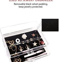 Jewelry and Cosmetic Storage Display Boxes with 9 Drawers