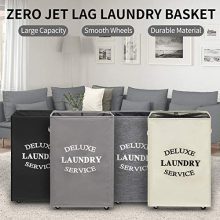 90L Large Laundry Hamper on Wheels: Perfect for Weekly Family Laundry and Organizing