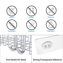 Stainless Steel Storage Organizer for Bathroom, Toilet