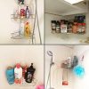 Soft Digits 2-Pack Corner Shower Caddy, Extra Mop Clip 2Pcs