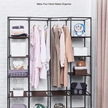 kealive Portable Closet Organizer Storage with Non-Woven Fabric Cover