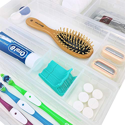 Makeup Bathroom Organizer Set of 4 Trays