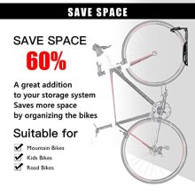 Walmann Bike Hooks Storage System Heavy-duty