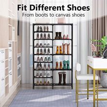 Tribesigns 9 Tiers Shoe Rack, Stackable Shoe Tower