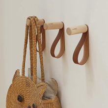 XAOMLP Wooden Coat Hooks Wall Mounted Vintage