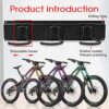 Walmann Bike Storage Rack, 6 Bike Hooks for Garage & Home