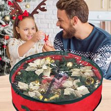Primode Xmas Wreath Storage Bag 24"