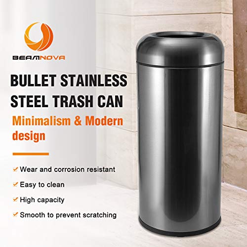 Indoor Garbage Enclosure with Lid Open