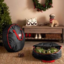 2-Pack Christmas Wreath Storage Bag 30"
