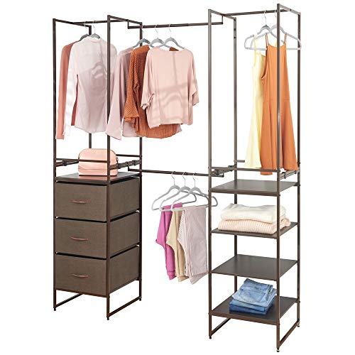mDesign Modular Closet Organizer System, Storage