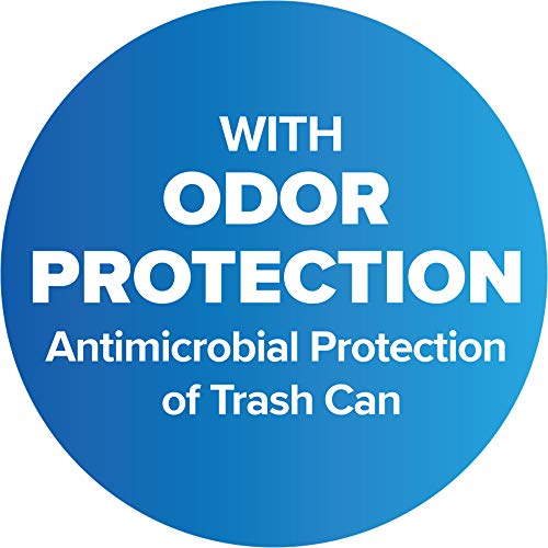 GLAD Plastic Step Trash Can with Clorox Odor Protection