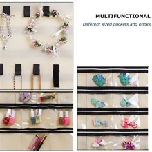 MISSLO Zippered Jewelry Organizer Hanging For Travel