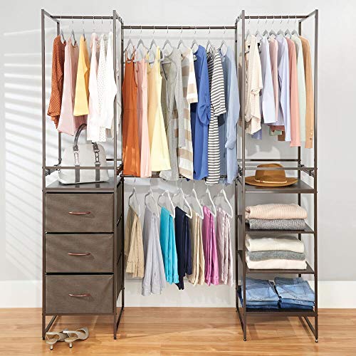 mDesign Modular Closet Organizer System, Storage