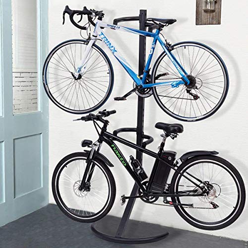 Goplus Gravity Freestanding Bike Stand Adjustable Height