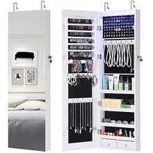 Jewelry Armoire Wall Mounted Over The Door Hanging