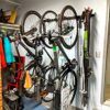 Adventure Wall Storage Rack Holds Bikes Skis Camping Hiking