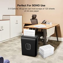 Bonsaii 8-Sheet Cross-Cut Paper Shredder