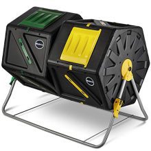 Heavy-Duty Large Dual Chamber Compost Tumbler