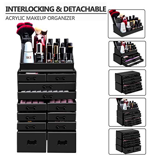 Acrylic Cosmetic Storage Drawers and Jewelry Display Box