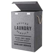 U Trip Laundry Basket with Lid, 85L Large Deluxe Laundry Baskets