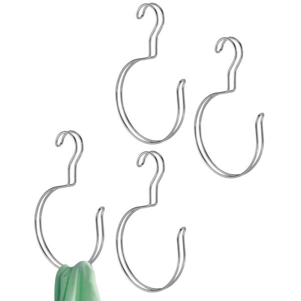 Metal Loop Hooks for Ties, Belts, Scarves