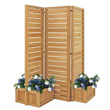 Fusion Planter Cedar Privacy Screen