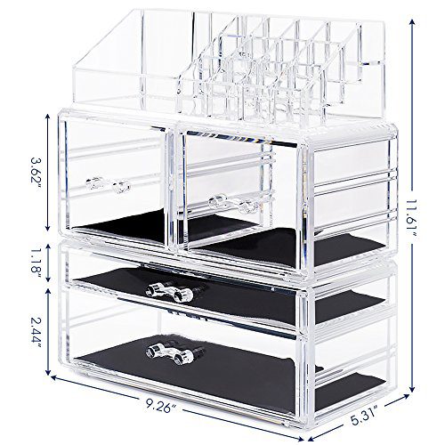 Cosmetic Storage Large Drawers and Jewelry Display Box