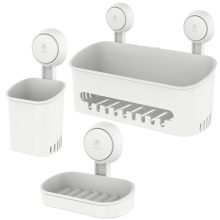 NO-Drilling Removable Bathroom Organizer Set