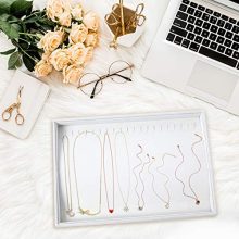 utop Stackable Velvet Jewelry Trays Organizer
