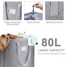 Laundry Hamper Detachable Brackets Well-Holding Foldable