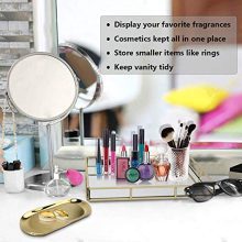 Mili Vanity Trays – 2 Large Perfume Organizer Mirror Trays