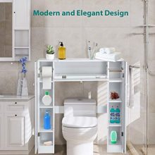 KINGSO Bathroom Organizer Over The Toilet Storage Cabinet for Bathroom