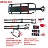Heavy Duty 180lbs Capacity Bicycle Luggage Cargo Rack – Adjustable & Universal for Mountain, Fat, Road Bikes