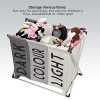 HOMEST Laundry Basket 3 Sections, Large Dirty Clothes