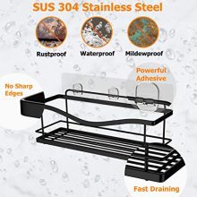 No Drilling Traceless Adhesive Bathroom Storage Organizer