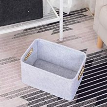Foldable Felt Fabric Storage Basket Storage Bins
