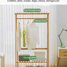 Coat Clothes Hanging Heavy Duty Rack