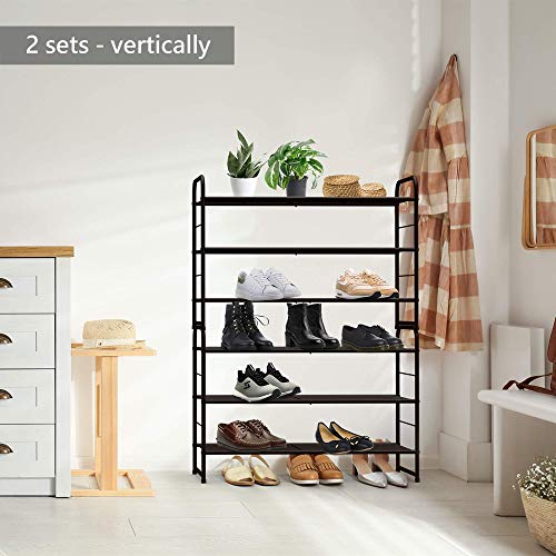 Stackable and Expandable Metal Wire Utility Rack Storage