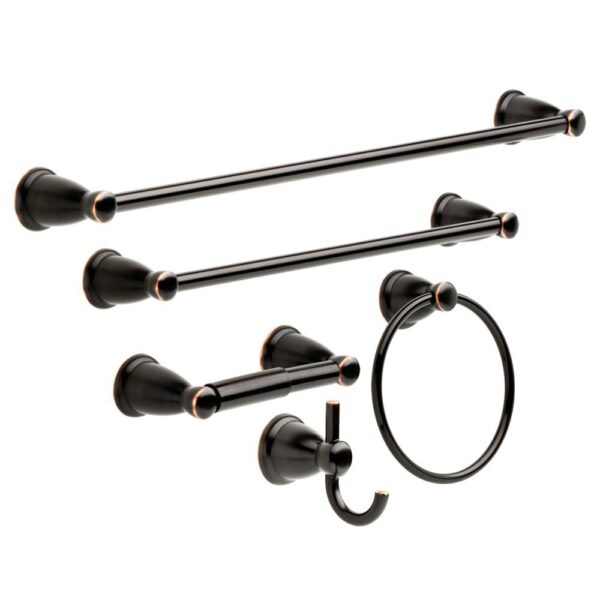Franklin Brass Kinla Bathroom Accessory Kit, 5 Piece, Oil Rubbed Bronze
