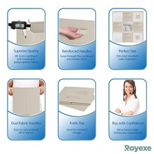 Features Dual Handles & 10 Label Window Cards
