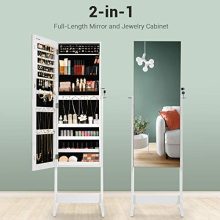 Lockable Storage Organizer Unit with 2 Plastic Cosmetic Storage